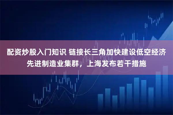 配资炒股入门知识 链接长三角加快建设低空经济先进制造业集群，上海发布若干措施